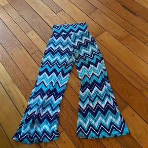 Chevron pattern dressy pants